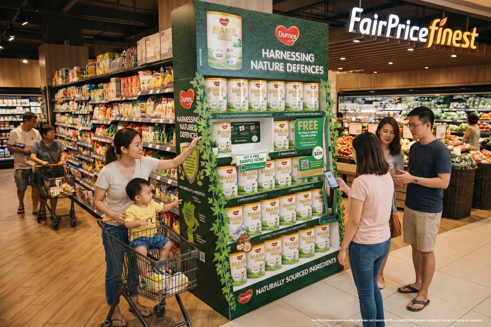 Dumex Mamil Gold POSM Display