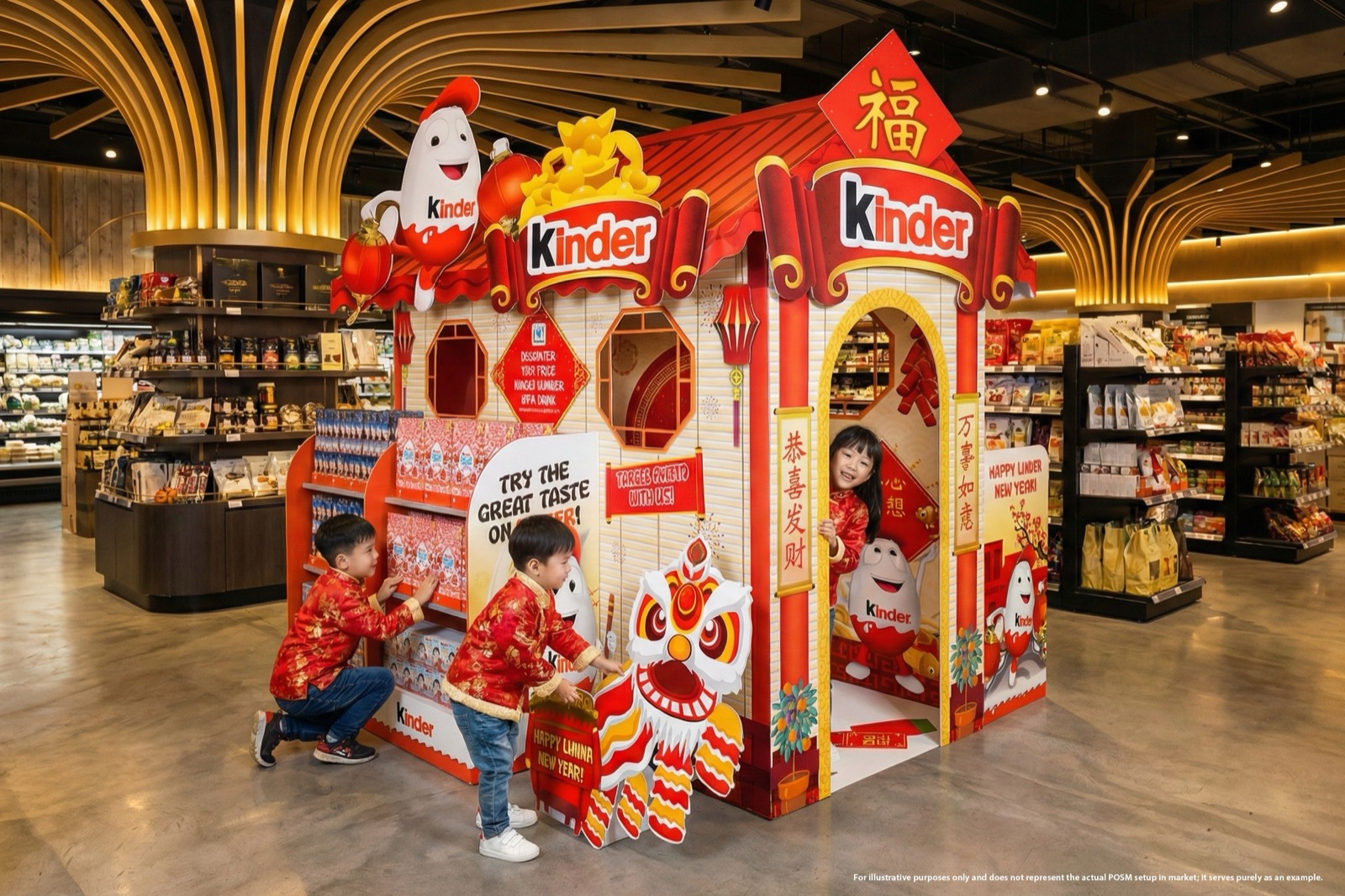 Kinder CNY Playhouse In-Store Activation