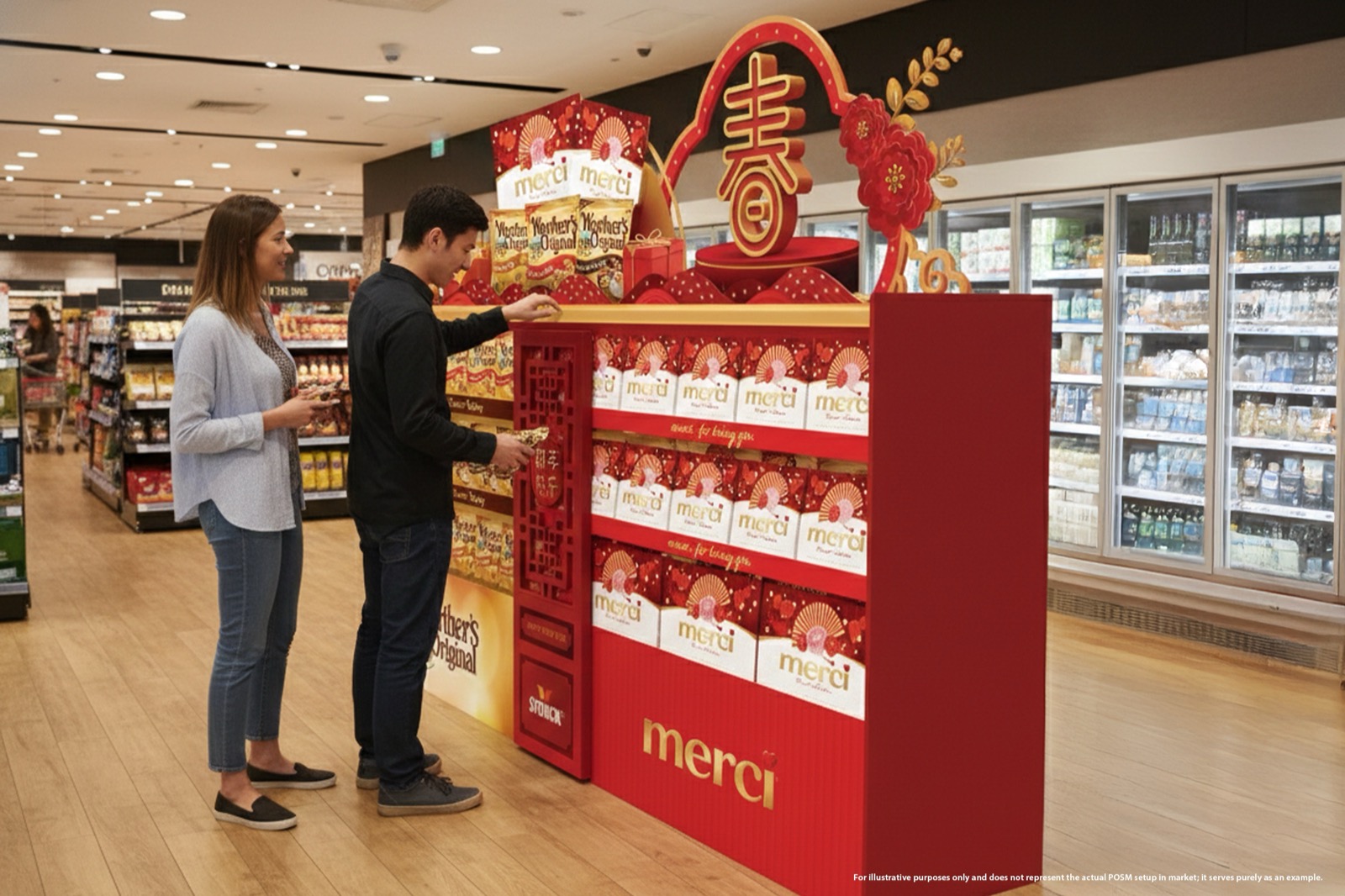 Storck Merci CNY POSM Display