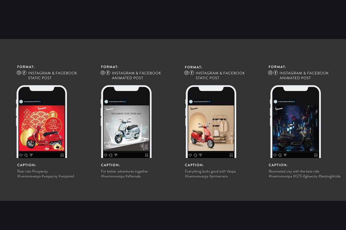 Vespa Social Media Posts